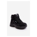 Women's Trapper Boots Insulated Lace-up Lee Cooper Black