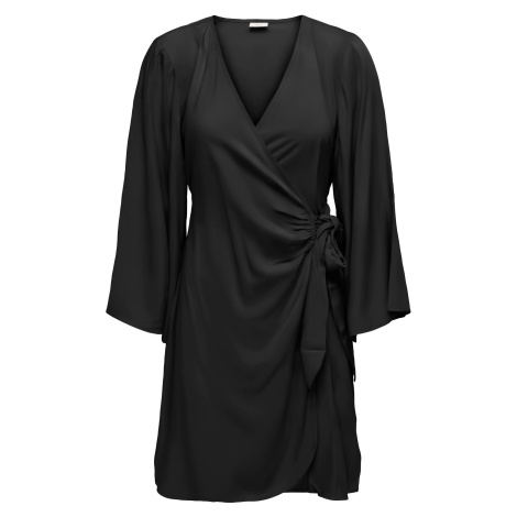 Jacqueline de Yong Dámske šaty JDYSEZEN Regular Fit 15321349 Black XXL