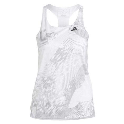 adidas ADIZERO TANK Dámske bežecké tielko, biela, veľkosť