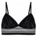 DKNY Litewear Lace Braletka - čierna Veľkosť: S