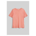 TRIČKO GANT REL DRAPED SS T-SHIRT PEACHY PINK