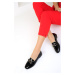 Soho Black Patent Leather Women's Flats 18887