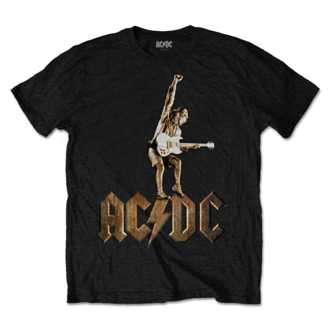 AC/DC tričko Angus Statue Čierna