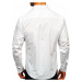 Biela pánska elegantná košeľa s dlhými rukávmi BOLF 1703
