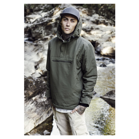 Padded Pull Over Olive Jacket Urban Classics