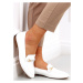 Dámske topánky / Mokasíny 3952 - Ideal shoes bílá