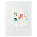 LC Waikiki Girls' Crew Neck Powerpuff Girls Printed Long Sleeve Sweatshirt