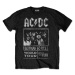 AC/DC Tričko Highway to Hell World Tour 1979/1980 Unisex Black