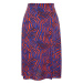 Trendyol Curve Multicolored Animal Print A-line Shally Knitted Skirt