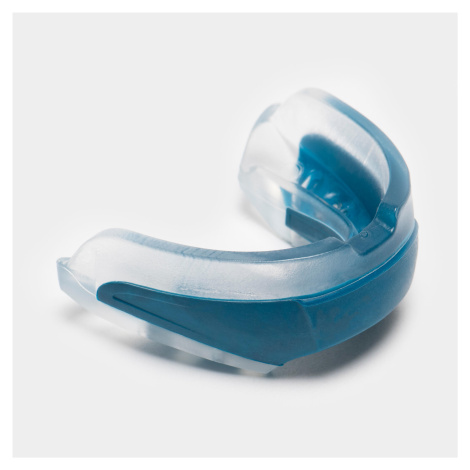 Chránič zubov na rugby R500 veľkosť M modrý (hráči 1,40 m až 1,70 m)