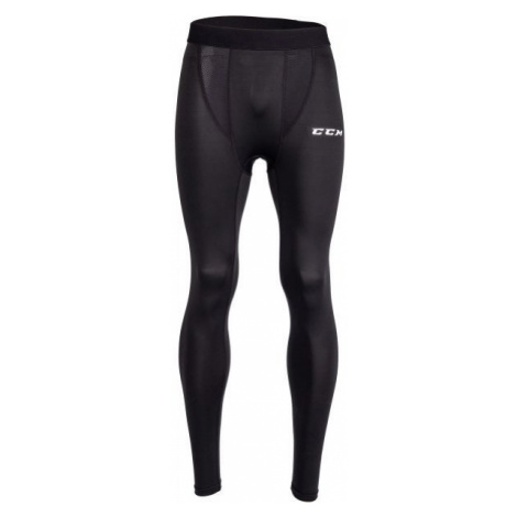 CCM PERF COMPRESSION PANT SR Pánske funkčné nohavice, čierna, veľkosť
