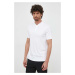 Bavlnené polo tričko Calvin Klein biela farba,jednofarebné,K10K111201