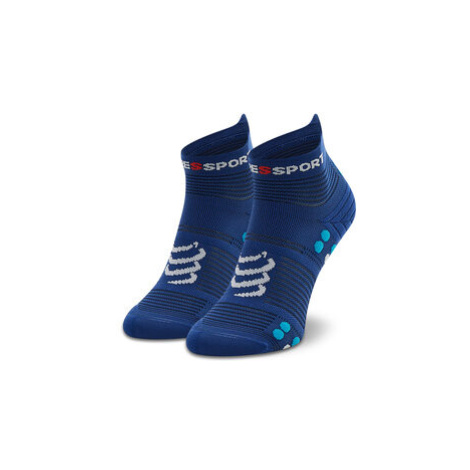 Compressport Ponožky Vysoké Unisex Pro Racing Socks V4.0 Run Low XU00047B_533 Tmavomodrá