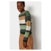 Trendyol Mint Jemná textúrovaná farba Blok Pletený sveter