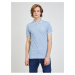 Light Blue Polo T-Shirt Blend Nate - Men