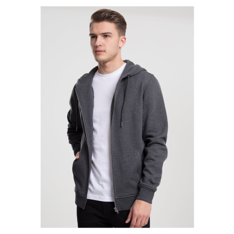 Basic Zipper Hoody Charcoal Urban Classics