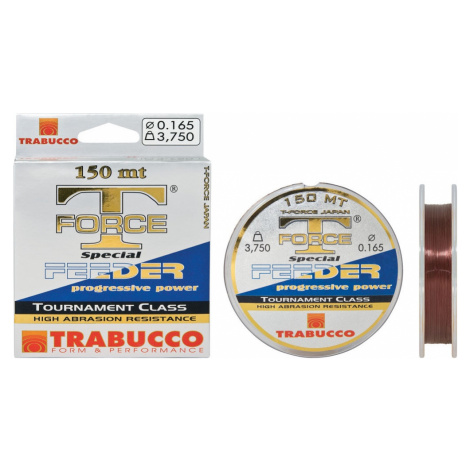 Trabucco vlasec t-force special feeder hnedý 150 m-priemer 0,165 mm / nosnosť 3,75 kg
