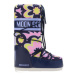 Dámske vysoké zimné topánky MOON BOOT MB ICON FLOWER-JB10 LILAC CYBER LIME