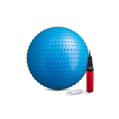 Gymnastická lopta s výčnelkami 65cm modrá