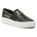 Calvin Klein Sneakersy Flatform Cupsole Slip On W/Hw HW0HW01421 Čierna
