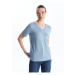 LC Waikiki V-Neck Plain Short Sleeve Women's T-Shirt