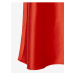 Červená dámska saténová midi sukňa ICHI