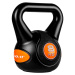 MOVIT 66833 MOVIT Kettlebell činka - 8 kg, černá/oranžová