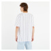 Tričko Karl Kani Small Signature Pinstripe Tee White/ Black