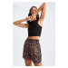 DEFACTO Relax Fit Viscose Printed Normal Waist Short