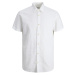 Jack&Jones Pánska košeľa JJESUMMER Slim Fit 12220136 White XL