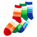 Meatfly 3 PACK - ponožky Stripe s S hades socks S19 Multi pack 40-43