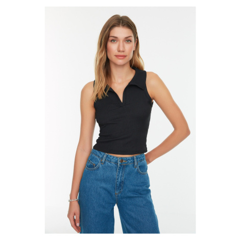 Trendyol Blouse - Black - Slim fit