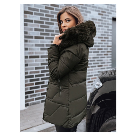 Women's quilted winter jacket NEXUS green Dstreet