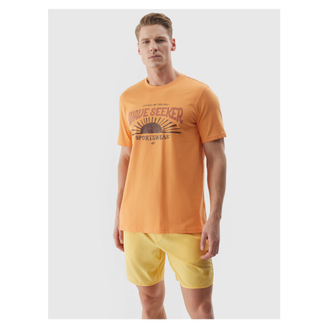 Pánske plavecké šortky 4F - žlté S