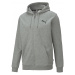 Puma mikina Ess Small Logo Fz Hoodie gray