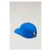 Šiltovka Woolrich Unisex Logo Baseball Cap Snorkel Blue