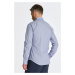 KOŠEĽA GANT SLIM FIL A FIL COUPE SHIRT COLLEGE BLUE