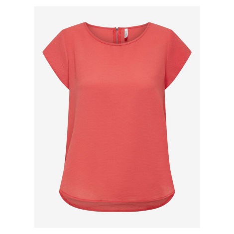 Women's coral blouse ONLY Vic - Women