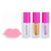 Revolution, Kiss & Go Glaze Lip Care Gift Set, sada