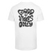 Mister Tee Tričko 'Good Vibes Only'  čierna / biela