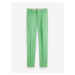 Svetlo zelené dámske ľanové nohavice Scotch & Soda