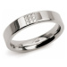 Boccia Titanium Titánový prsteň s diamantmi 0121-02 54 mm