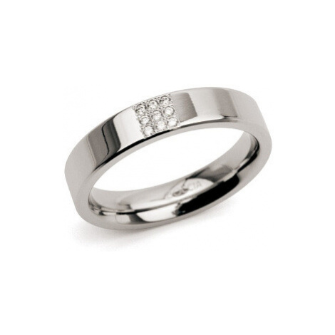 Boccia Titanium Titánový prsteň s diamantmi 0121-02 57 mm