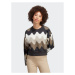 Adidas Mikina adidas x Marimekko Future Icons 3-Stripes Sweatshirt IC6350 Biela Loose Fit
