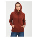 Červená dámska mikina fleece hoodie GAP