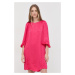 Šaty MAX&Co. ružová farba, mini, rovný strih