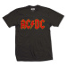 AC/DC tričko Logo Čierna