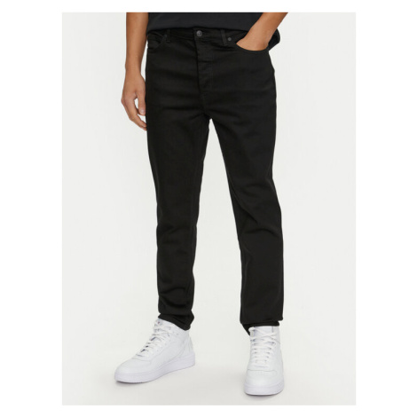 Hugo Džínsy 50517545 Čierna Tapered Fit Hugo Boss