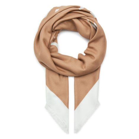 Calvin Klein Šál/Šatka Contrast Logo Jacquard Scarf K60K611739 Hnedá