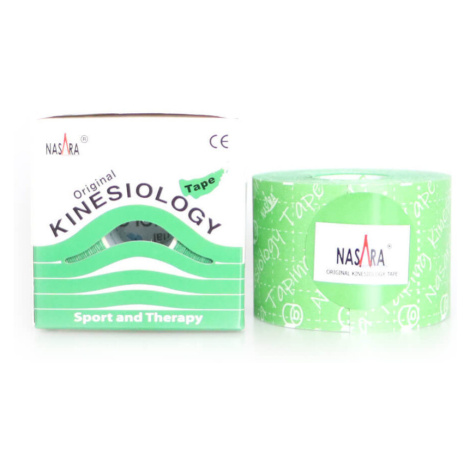 Nasara Kinesiology Tape 5cm x 5m zelená